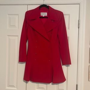 Norma Kamali size 4 red dress